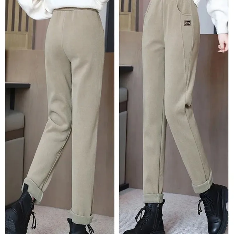 Black Friday Promotion 49%OFFWomen's High-waist Warm Fleece-lined Pants