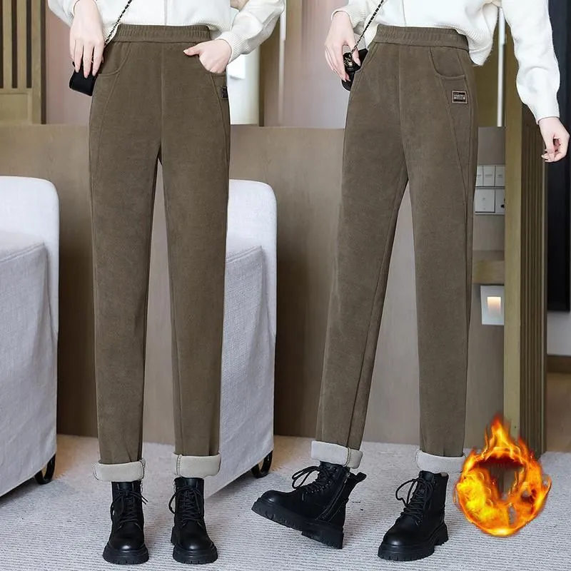 Black Friday Promotion 49%OFFWomen's High-waist Warm Fleece-lined Pants