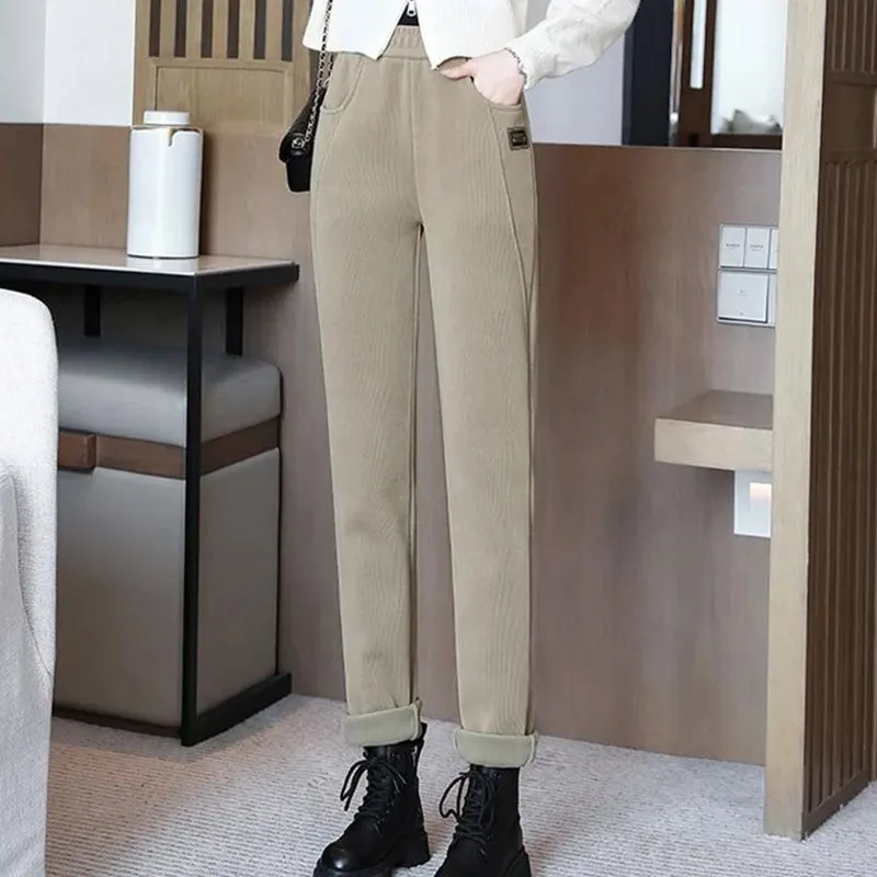 Black Friday Promotion 49%OFFWomen's High-waist Warm Fleece-lined Pants