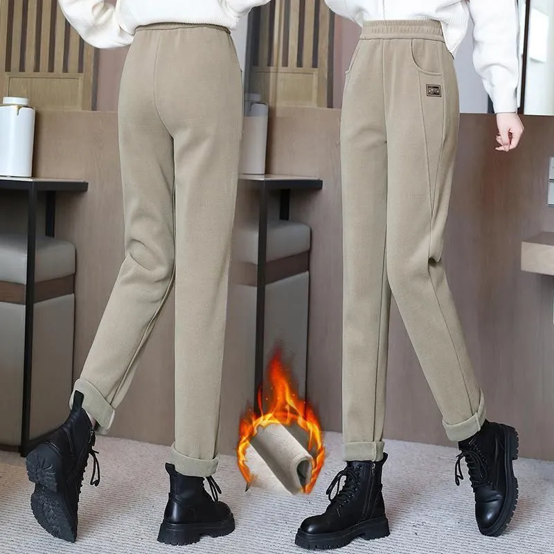 Black Friday Promotion 49%OFFWomen's High-waist Warm Fleece-lined Pants