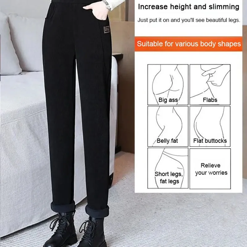 Black Friday Promotion 49%OFFWomen's High-waist Warm Fleece-lined Pants