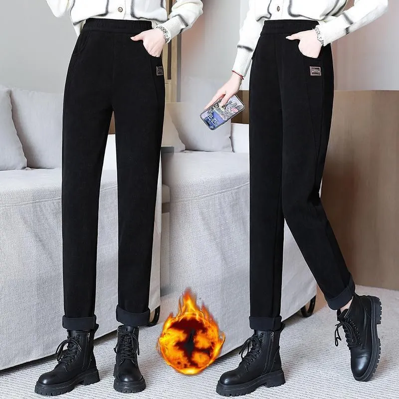 Black Friday Promotion 49%OFFWomen's High-waist Warm Fleece-lined Pants