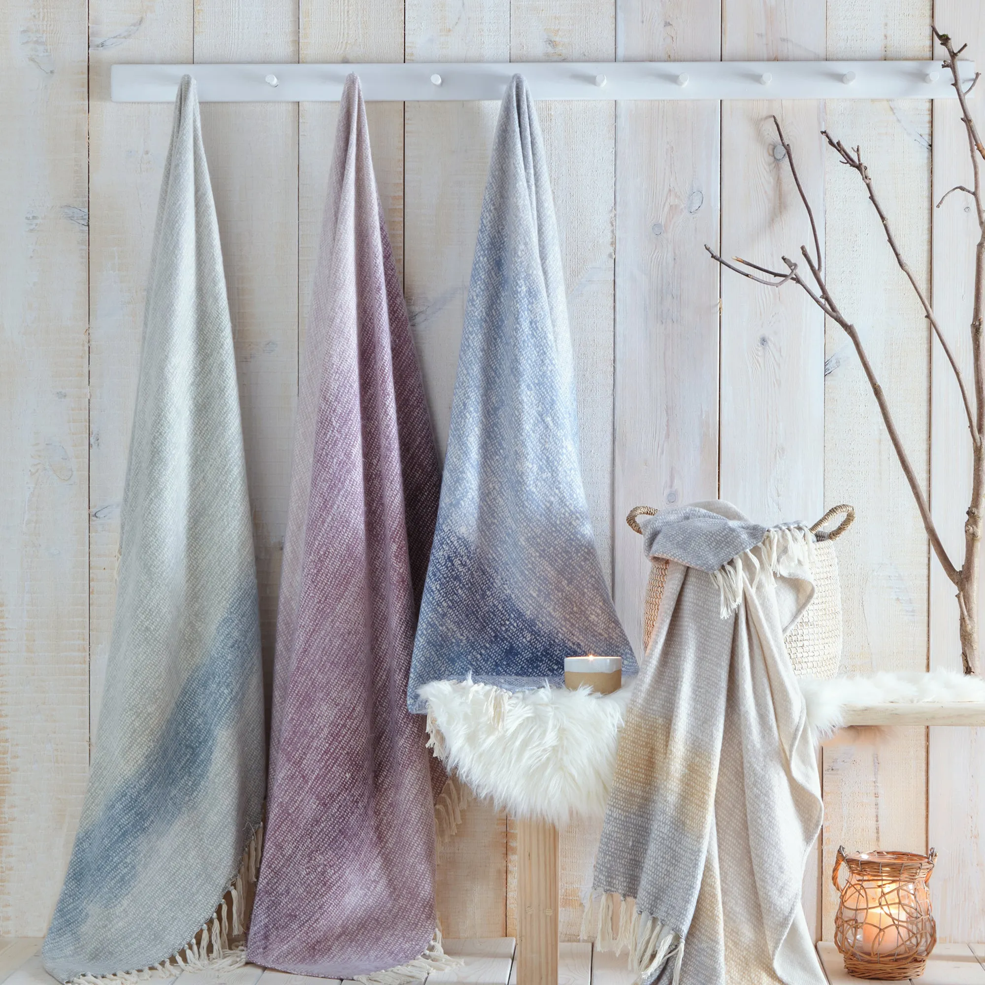 Bretton Throw by Drift Home in Green 130 x 180cm