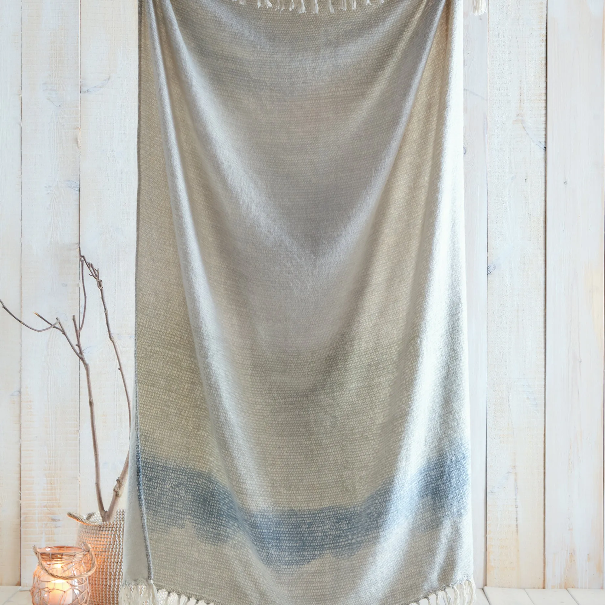Bretton Throw by Drift Home in Green 130 x 180cm