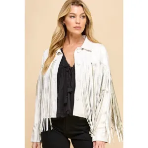 Fringe Faux Leather