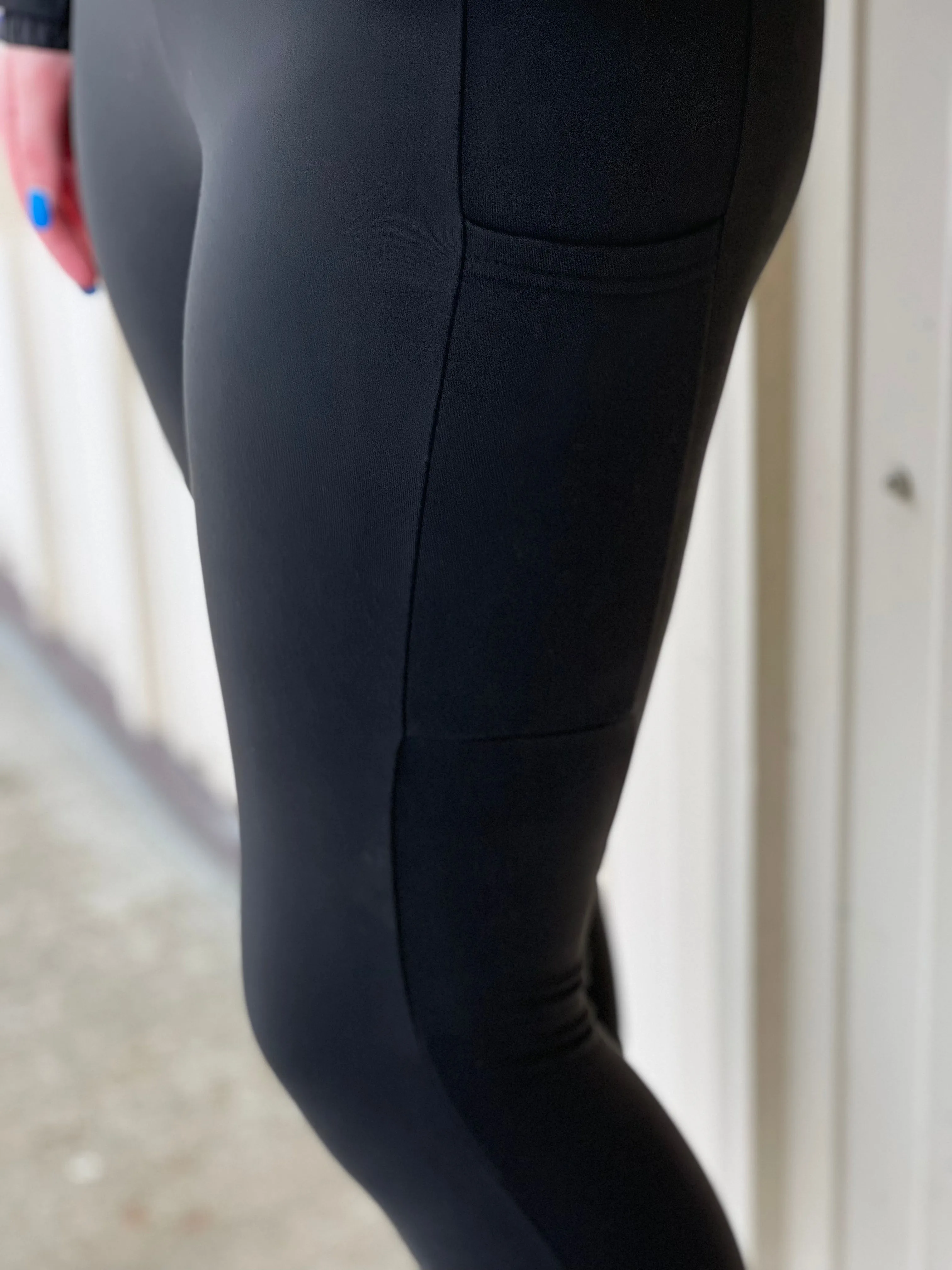 Irresponsible Fleece Lined Leggings WITH POCKETS FINAL SALE