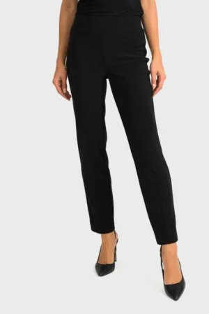 Joseph Ribkoff Pant Midnight Blue 143105 straight w back slit