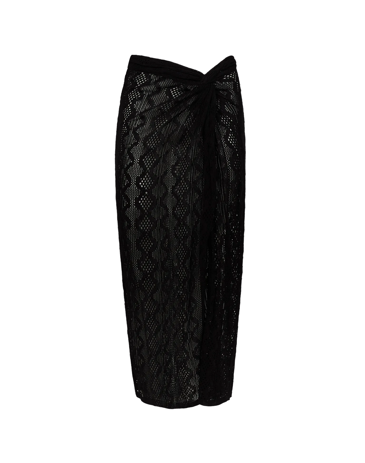 Knit Karen Midi Skirt - Black