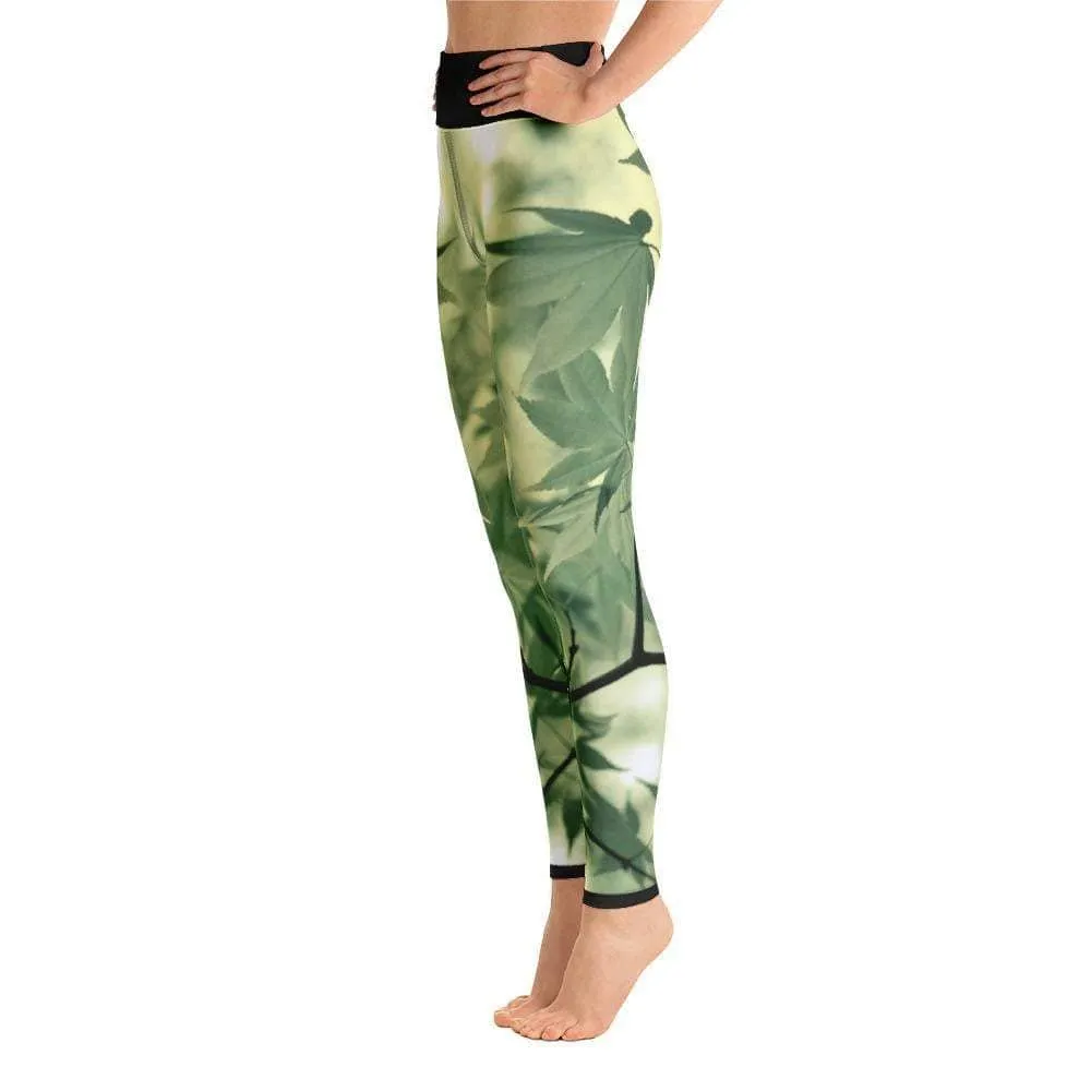 Legalize Leaf ~ High Waist Leggings