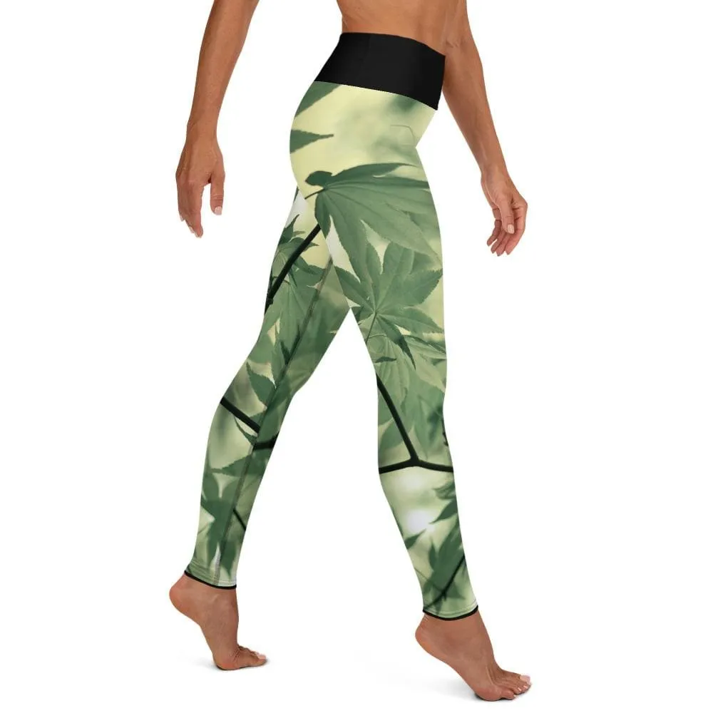 Legalize Leaf ~ High Waist Leggings