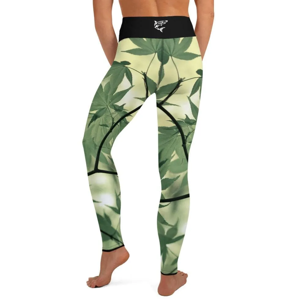 Legalize Leaf ~ High Waist Leggings