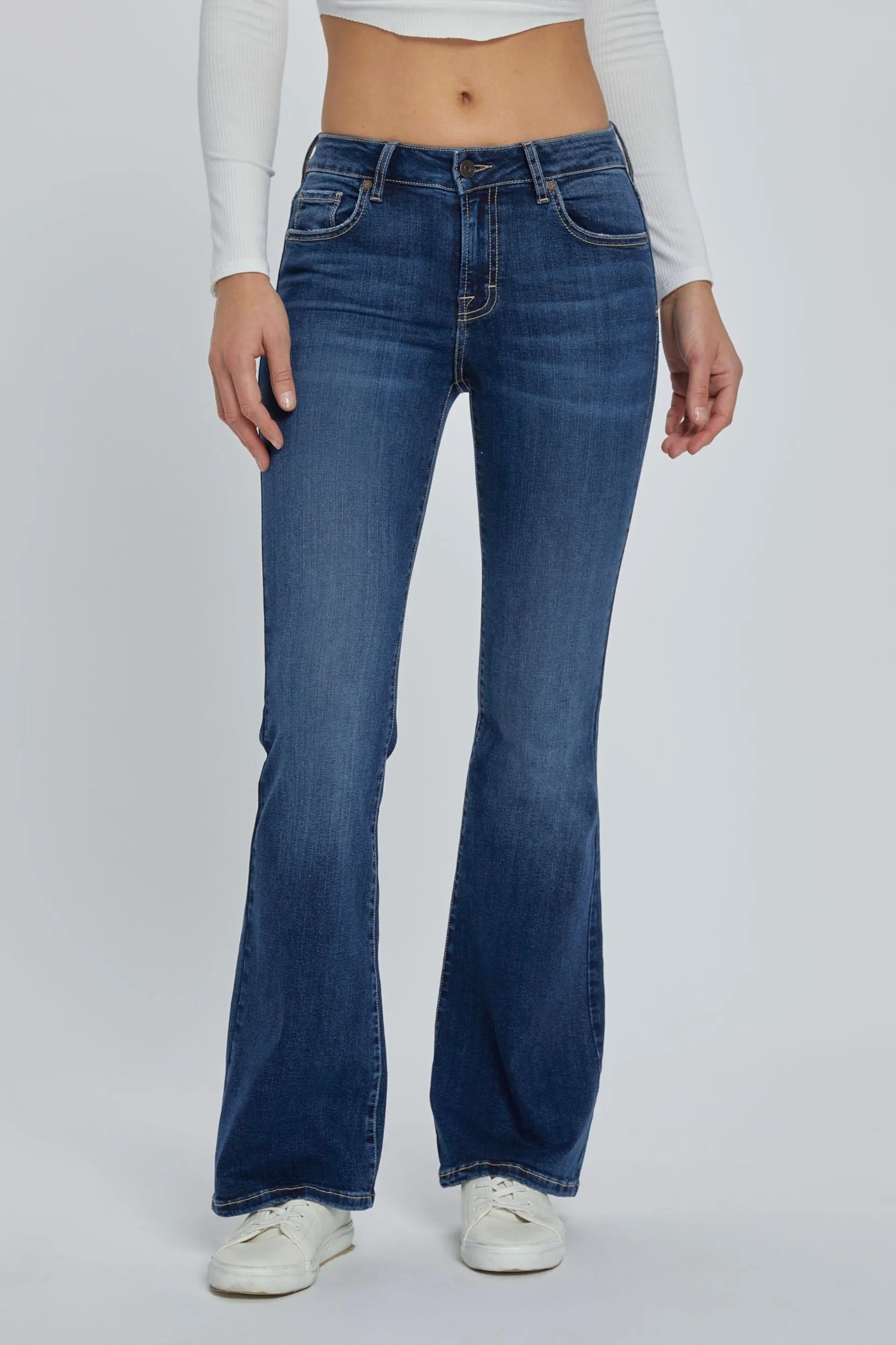 Mid Rise Happi Flare Jean