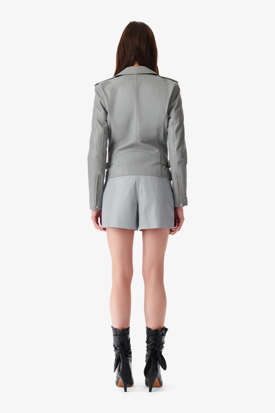Newhan Biker Jacket Smoke Grey