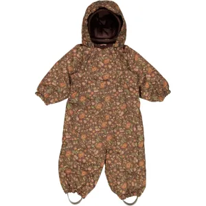 Snowsuit Adi Tech - maroon flowers