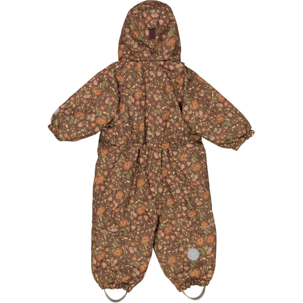 Snowsuit Adi Tech - maroon flowers